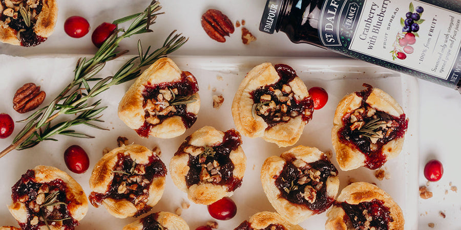 St. Dalfour Blueberry & Brie Pastry Bites