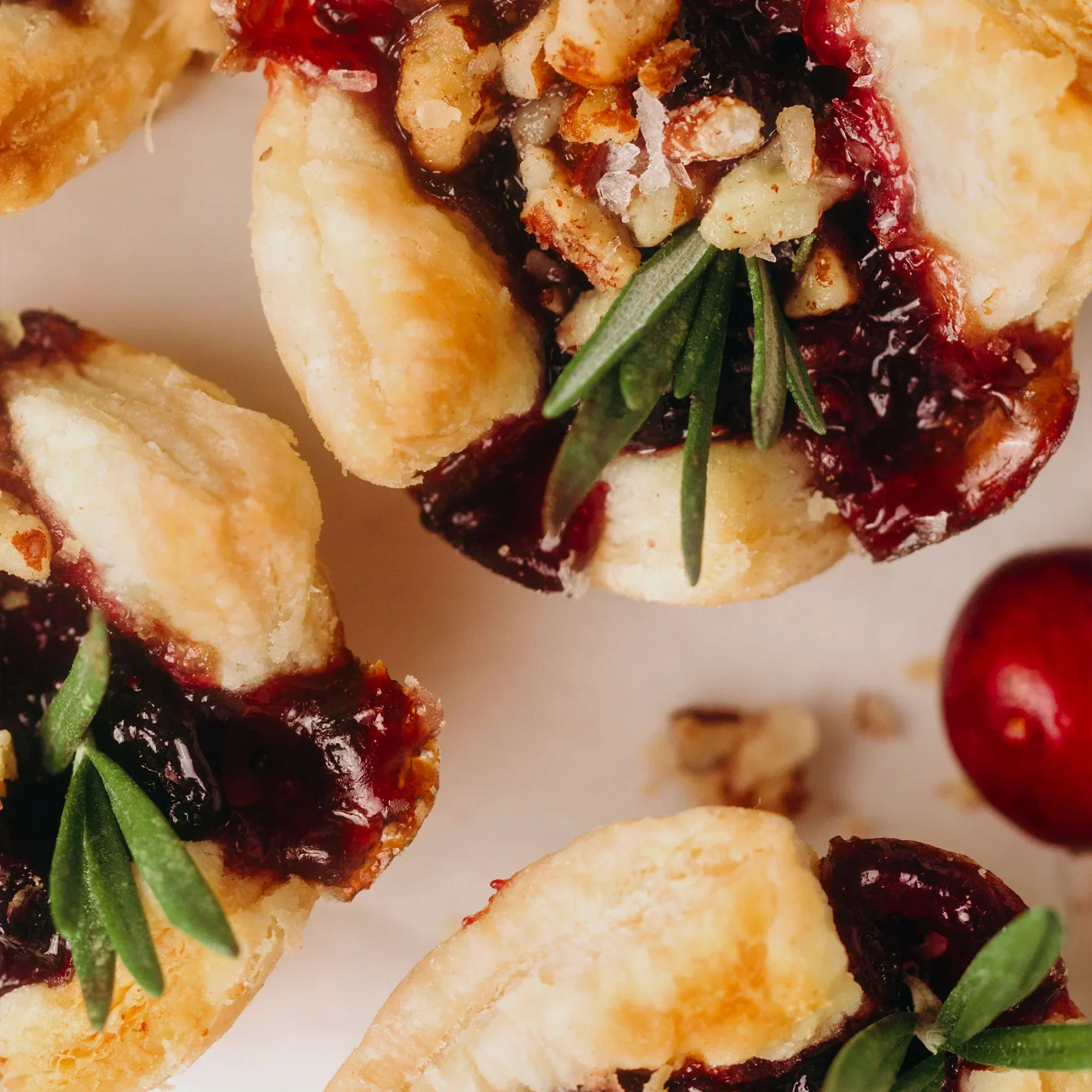Blueberry & Brie Pastry Bites