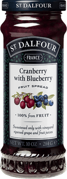 St Dalfour Cranberry with Blueberry Fruit Spread