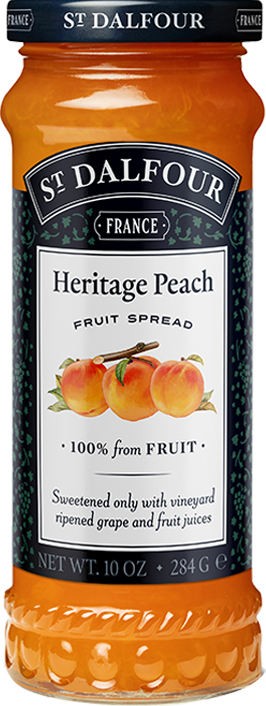 St Dalfour Heritage Peach Fruit Spread