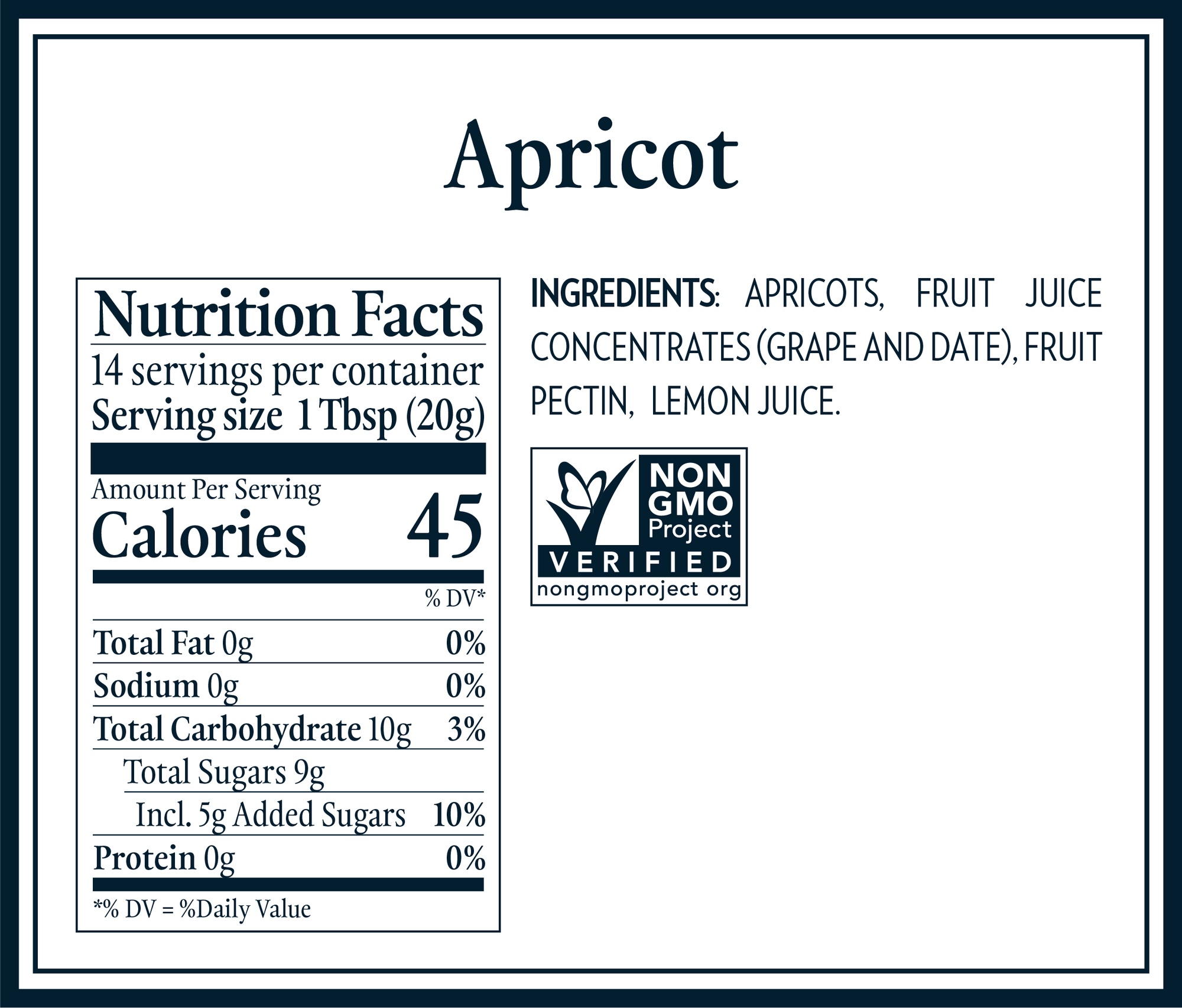 Nutrition Tables & Ingredients_apricot