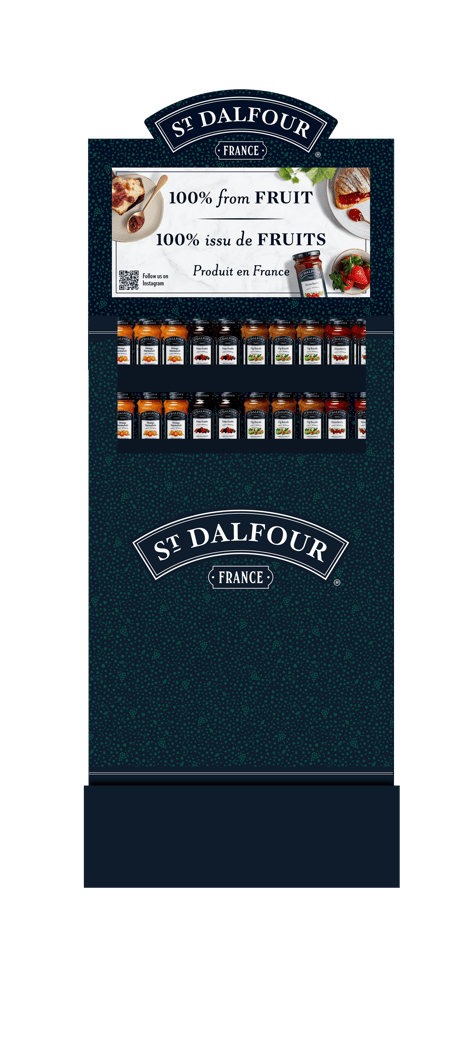 ¼ Pallet Global Display